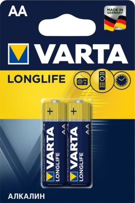 Батарейки VARTA LONGLIFE AA BL*2 (2/200)