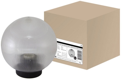 Светильник НТУ 02-60-253 шар прозр. с огранкой d=250 мм TDM (0330-0305) (12)