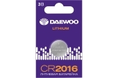 Батарейка Daewoo CR2016 Lithium BL-1 5034112