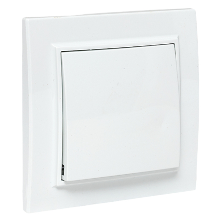 Выключатель 1-клавишный СП 10А белый Минск EKF 