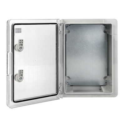 Щит пластиковый с монтажной платой прозр. дверь 350х250х150 мм IP65 EKF PROxima