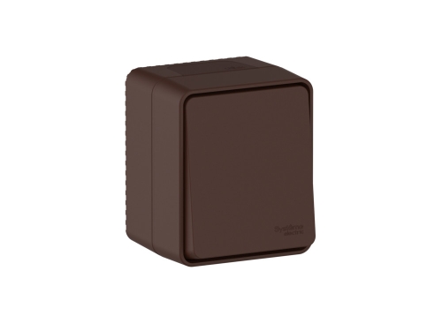 Выключатель 1кл оп AtlasDesign PROFI IP54 10 АХ КОРИЧНЕВЫЙ ATN546011