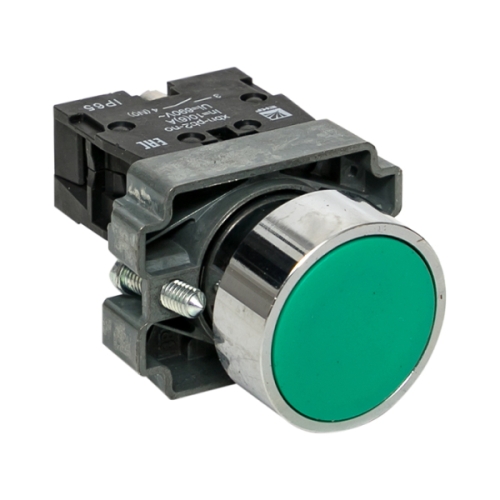 Кнопка BA31  230В зеленая NO IP65 EKF