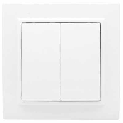 Выключатель 2кл  СП 10А белый Минск EKF