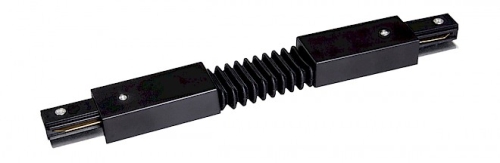 Коннектор PTR CF-BL гибкий черный F-образный Jazzway (14732)