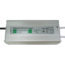 Драйвер 12V  60W Ecola  Power Supply 220V-12V IP67 (B7L060ESB)