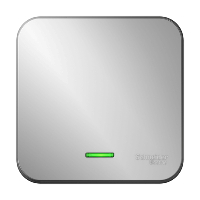 Выключатель 1кл Blanca о/п Алюминий с Подсв. 10А с изол. пл. BLNVA101113 (15/90)