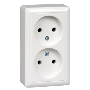 Розетка 2гн о/п 