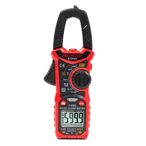 Токоизмерительные клещи КВТ цифровые KT 206D 