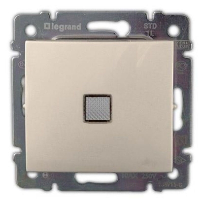 Выключатель 1кл свет с/п Valena сл кость (774310)