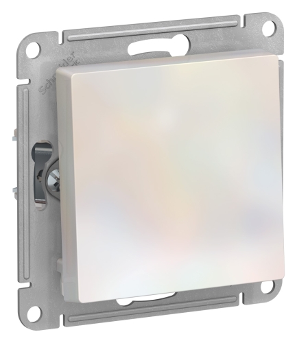 Механиз Выключатель 1-кл с/п Жемчуг 10А AtlasDesign (10/60) ATN000411