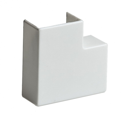 Поворот на 90 град. 25х16 (белый) (20) РУВИНИЛ