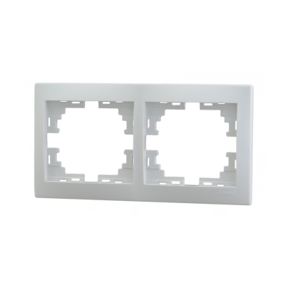 Рамка 2-ая MIRA жемчужно-белый (3000147)