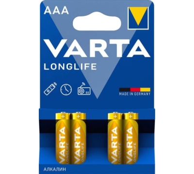 Батарейки VARTA LONGLIFE AAA BL*4 (4/200)