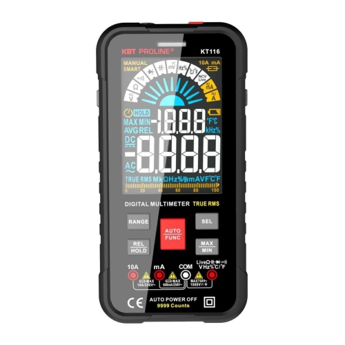 Мультиметр КВТ цифровой KT 116С с True RMS и автоматическим выбором