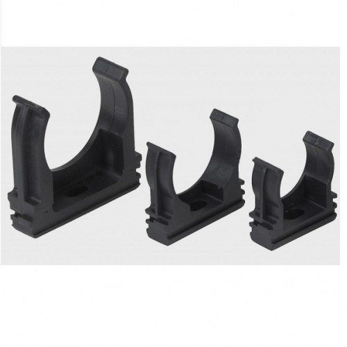 Держатель-клипса d=16  RUVINIL (черная) (150/3300) К01216Ч для монтажного пистолета