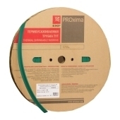 Термо трубка TУТ нг 30/15 зеленая EKF PROxima (50)