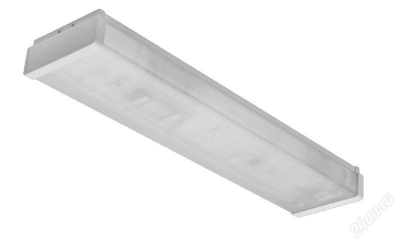 Светильник ЛПО 69-2х40(36)-002 H квадр с ЭПРА (2)