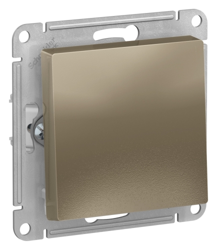 Механиз Выключатель 1-кл с/п Шампань   10А AtlasDesign (10/60) ATN000511