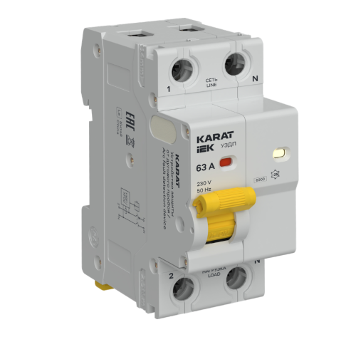 KARAT Устройство защиты от дугового пробоя 1P+N 63A IEK