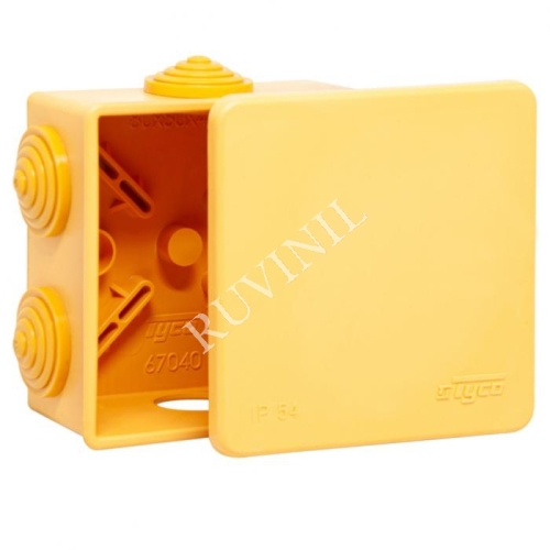 Коробка расп. для о/п, 85х85х50мм не распр.горение HF Тусо