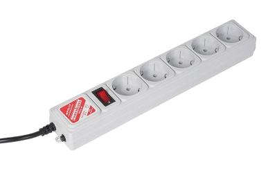 Сетевой фильтр Power Cube 5гн 1,9 м белый (30)