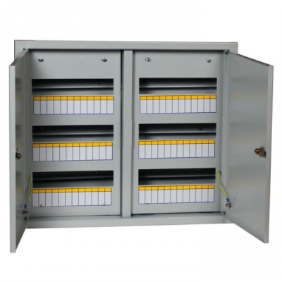 Бокс металлический ЩРН-72з  2-х дверн.IP31 (480х565х125)