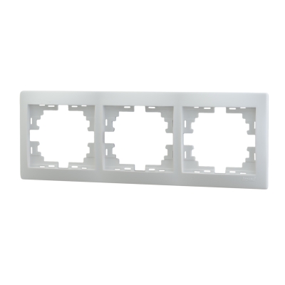 Рамка 3-ая MIRA жемчужно-белый (3000148)