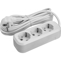 Удлинитель Онлайт 3 гн. 5 м с з/к ПВС 3х1 3500Вт  (90518) (50)