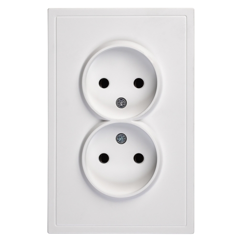 Розетка 2гн сп бз белая Капелла Smartbuy (SBE-09b-10-S2-N)