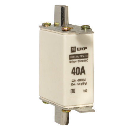 Предохранитель ППН-33 100/40А габарит 00С EKF (5)