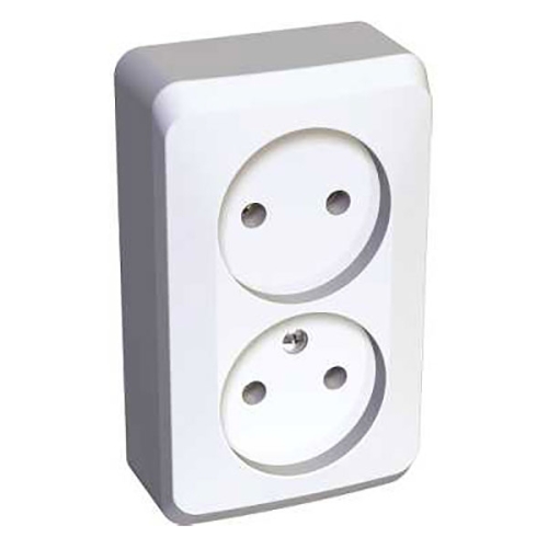 Розетка 2гн о/п 