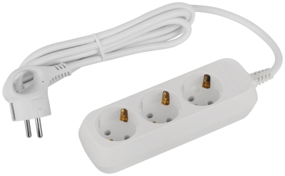 Удлинитель ЭРА Greenline 3 гн. 1,5 м с з/к ПВС 3х1 3500Вт (50)