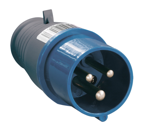 Вилка переносная 013-ССИ 2P+PE 16А 220В IP44 IEK (10)