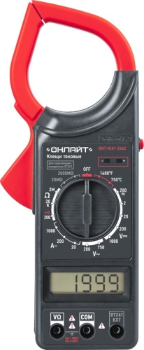 Клещи токоизмерительные OMT-Kt01-266C ОНЛАЙТ 82980