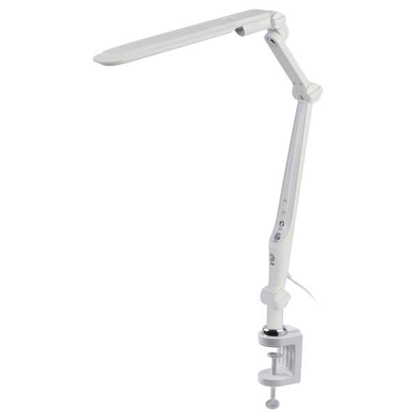 Светильник  LED ЭРА NLED-496-12W-W-W белый светодиодный настольный на струбцине